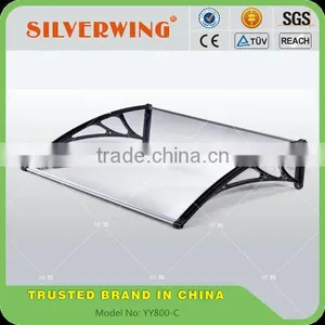 Modern Transparent Awning Small Window Awning Parts for Plastic Door Canopy Awning thumbnail-2