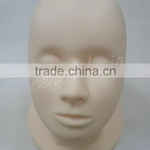 Two-Face Make-up Trainning Mannequin Head, High Quality Permanent Makeup Cosmetic Mannequin Head Model Head Without Hair thumbnail-5