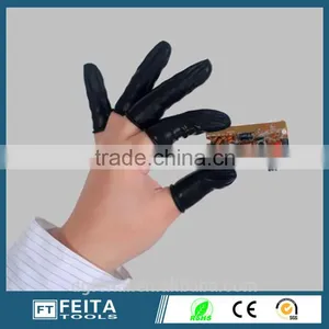 Anti-static ESD Black Latex Finger Cot thumbnail-2