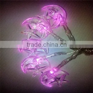 10L Led Battery Moon and Star Light Led Christmas String Light thumbnail-2