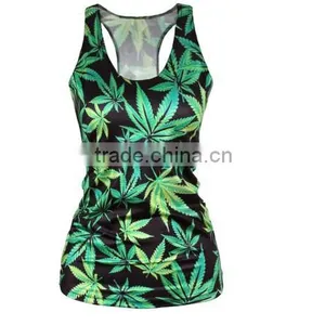 Sexy Women 3D Graphic Digital Printed Stretch Skinny Punk Vest Tank Top thumbnail-2