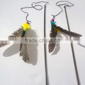 Cat Kitten Toy Feather Tiggerling Tickerling Tickle Stick Dangling Fur Toy thumbnail-4