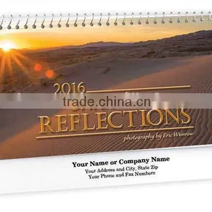 High Quality Luxious Gift Desktop Calender Welcome OEM Table Calender thumbnail-4