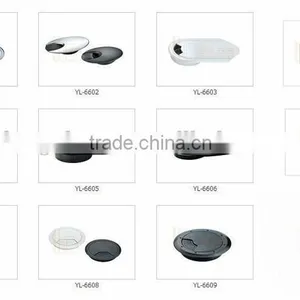 China Manufacturer Black Plastic Cable Grommet for Office Desk thumbnail-3