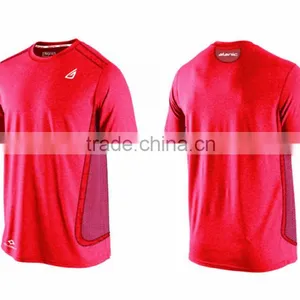 Mens Dryfit Panel Short Sleeve Running Tee Multiply Colors thumbnail-3