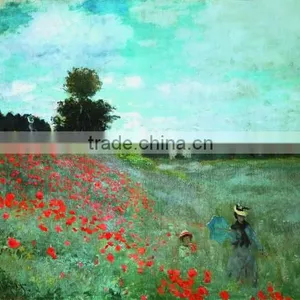 Home Decor Wall Art Glass Handmade Nature Oil Painting thumbnail-2
