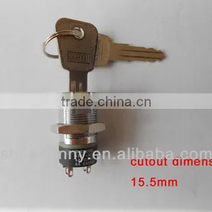 Push Button Key Switch Good Quality Low Price Made in China Model 2801 thumbnail-1