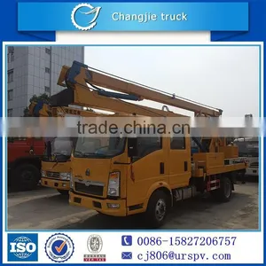 HOWO 18M High Working Platform Operation Truck With Water Function From Original Factory thumbnail-3