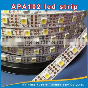 30 60 144 Leds/m APA102 Led Strip Addressable White Led Pixel 5050 5V thumbnail-1