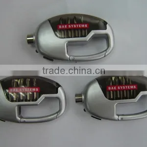 Mini Pocket Tool Kit With Carabiner and Led Light thumbnail-1