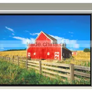 16:9 Format and Matt White,matt White / Glass Fabric Material Electric Tensioned Projector Screen thumbnail-4