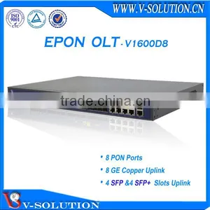 FTTH 8 Pon Layer 3 Route 1:64 Splitting Ratio Gepon Oplical Line Terminal Support SNMP CLI thumbnail-1