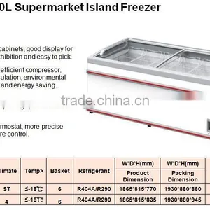 Supermarket Freezer Island Freezer thumbnail-4