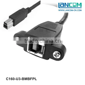 Standard USB 3.0 Cable and USB 3.0 Panel AM to BF thumbnail-1