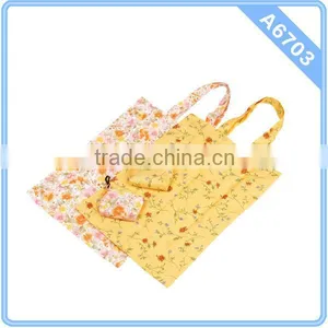 FOLDABLE ECO FRIENDLY REUSABLE NYLON SHOPPING BAG thumbnail-1