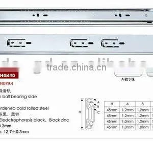 Soft-Closing Ball Bearing Slide/Three Sections Soft-Closing Ball Bearing Slide thumbnail-1