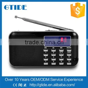 Red Portable Better Air Band Radio Transmitter Price Y-896 LED Light Retro Radio thumbnail-3
