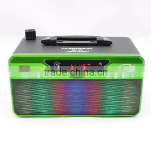 High Quality Bamboo Bluetooth Speaker Wooden Wireless Speaker Mini Wood Speaker Portable thumbnail-1