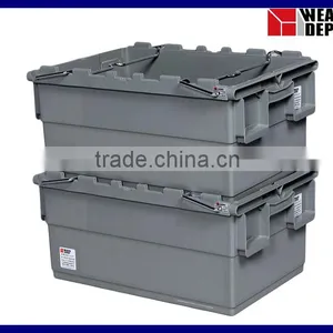 Stack Nest Plastic Storage Bins With Bars thumbnail-1