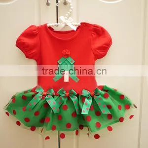 Mascot for Baby Girls Lovely Christmas Tree Dress Christmas Dresses for Toddlers thumbnail-1