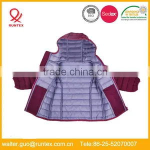 Baby Girls Padded Jakets With Hood RKJ002 thumbnail-3