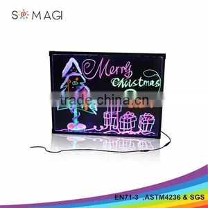 LED Fluorescent RGB Multi Full Color Led Fluorescent Writing Board thumbnail-5