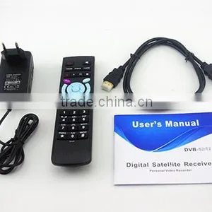 Stock V8 Combo 1080P HD Digital Satellite Receiver DVB-S2/T2 Iptv Set Top Box/decoder With Cccam Cline Biss Key thumbnail-4