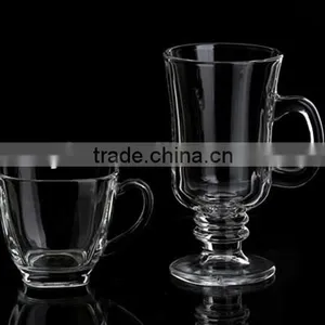 280ML Coffee Glass Cup With Handle thumbnail-1