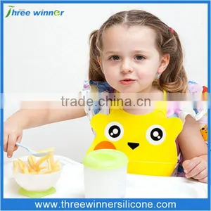 Custom Baby Silicone Bib for Infants thumbnail-1