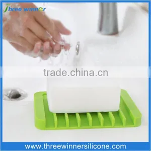 Colorful Silicone Square Soap Dish Wholesale Silicone Soap Holder thumbnail-3