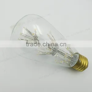 LED Fireworks Filament Light Antique Vintage LED Bulb ST64 thumbnail-2