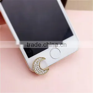 Custom Hot Sell New Products 3d Moon Anti Dust Plug for Mobile Phone Decoration thumbnail-2