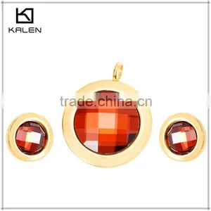 Wholesale 2015 Indian Fashion Jewelry Trends Pendant Jewelry Set thumbnail-1