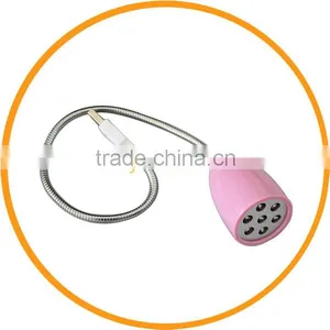 Flexible Mini USB 7 LED Lamp For PC Notebook Laptop Pink From Dailyetech thumbnail-1