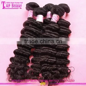 2015 Top Selling 100% Real Mamaysian Human Hsir Factory Price Brand Name Hair Weave thumbnail-2