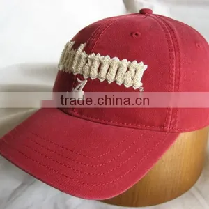 Washed Cap With Six Panels and Six Eyelets thumbnail-1