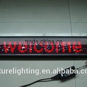 Indoor 7*80dots Pitch7.62mm Control System IR Remote & RS232 Led Dispaly for Bus Programmable Led Sign thumbnail-4
