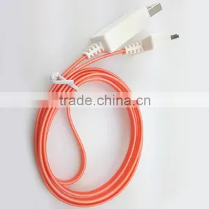 New Premium Visible LED Light Micro USB Cable for Android Mobile Phone thumbnail-4