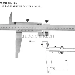 Carbone Steel or Stainless Steel Vernier Calipers Type V thumbnail-2