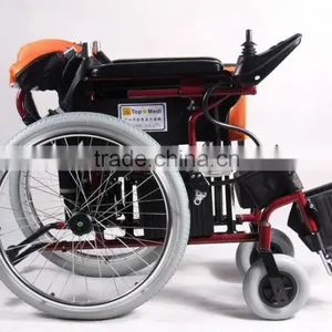 Topmedi TM-EW-015 Hot Sale Aluminum Handicapped Electric Power Wheelchair thumbnail-4