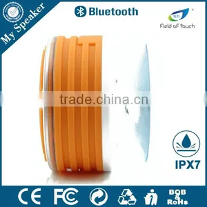 My Speaker F013 White/orange Color 5W LED Shockproof Shower Speaker Floating in the Water thumbnail-2