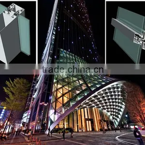 6000 Series Aluminium Extrusion Profile for Elegant Curtain Wall With Good Quality/aluminium Curtain Wall Profile thumbnail-3