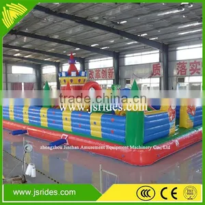 Relaxing!!! Happy Inflatable Jumping Place for Kids Inflatable Playground for Sale thumbnail-4