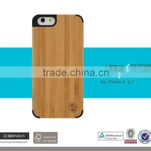 2016 HOT Selling Wholesale Wood Blank Phone Case for Iphone 6 6S,for Iphone 6 6S Plus Bamboo Wooden Phone Case Cover thumbnail-3