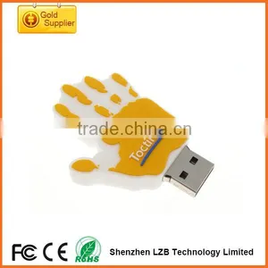 Pvc Plastic Hand Business USB Flash Drive, Factory Direct Offer Usb Pen Drive Wholesale China thumbnail-1