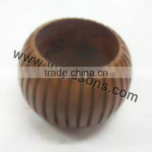 Table Top Wood Napkin Ring thumbnail-1