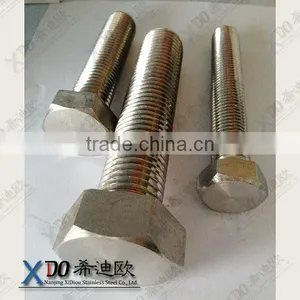 Alloy601/2.4851. Alloy625 / 2.4856. Alloy600 / 2.4816 Full Thread Stainless Steel Hex Bolt thumbnail-2