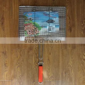 Wholesale Hot Sell High Quality Stainless Steel Big Size Bbq Grill With Long Handle for Bbq thumbnail-5
