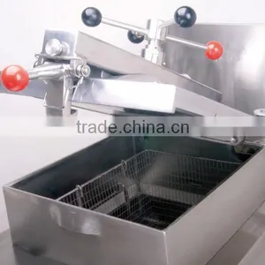 Broaster Pressure Fryer Potato Chips Fryer Machine Continuous Fryer Mini Fryer Basket thumbnail-5