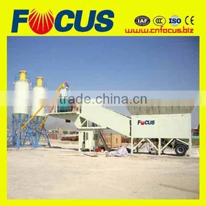 High Quality 50-60m3/H Mobile Concrete Batching Plant for Building Construction thumbnail-1